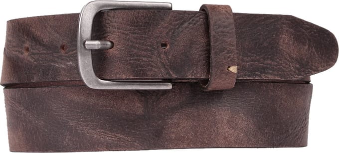 Presly & Sun Heren - Leren riem - Bruin - 115cm