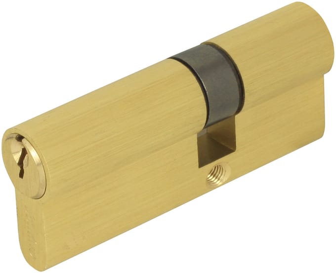 DOMINO profielcilinder DMO M2 - messing satijn