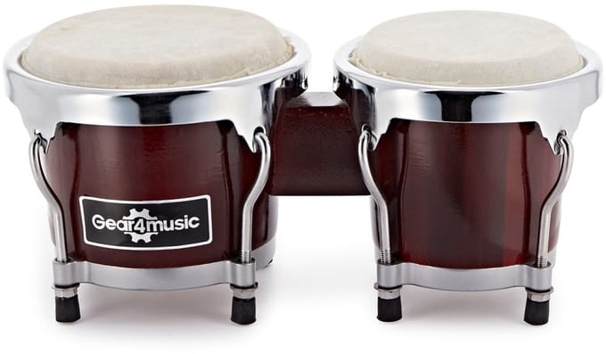 Mini Bongo Set van Gear4music, Rood