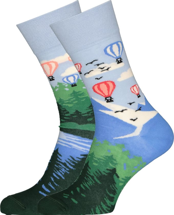 Many Mornings unisex sokken Adventure Balloon - Unisex - Maat: 43 - 46