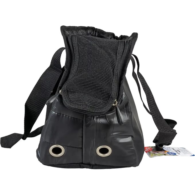 Duvoplus - Draagtas - Hond - Paris Pet Bag Chic 42x21x26cm - Max. 5kg Zwart - 1st