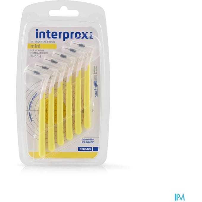 Interprox Plus Mini - Geel - PHD 1,4 mm - 6 Ragers