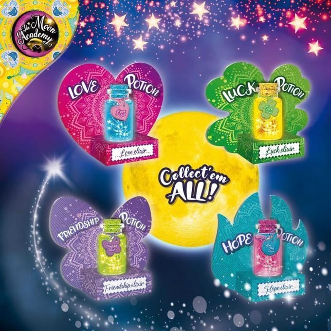 Potions magiques - LISCIANI - The Moon Academy - Kit de créations - Flacons originaux - Activités créatives pur