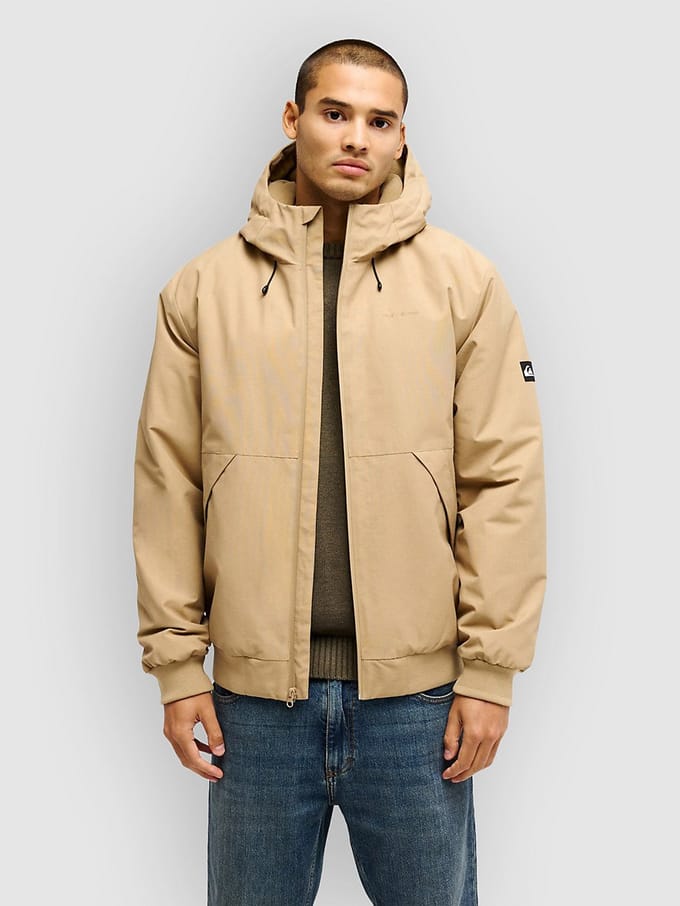 Quiksilver Brooks 3k Parka Beige S Man
