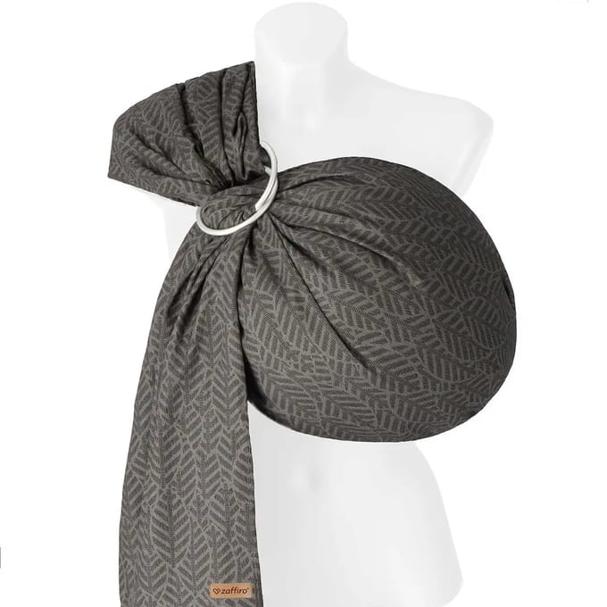 Draagdoek voor baby Zaffiro HugMe Leaves