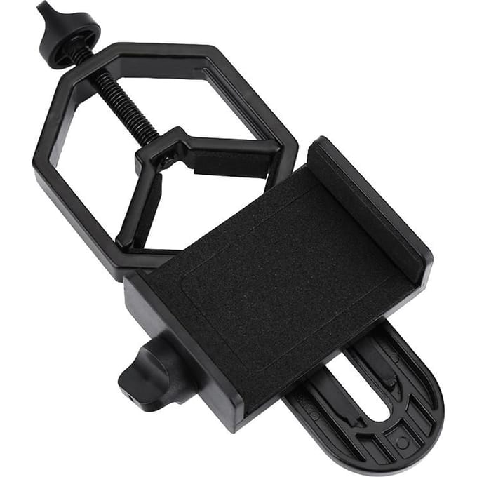 Aluminiumlegering Telescoop Geweerkijker Universele Mobiele Telefoon Adapter Telefoonhouder black