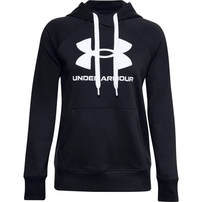 Dames Hoodie Under Armour met logo Rival Fleece