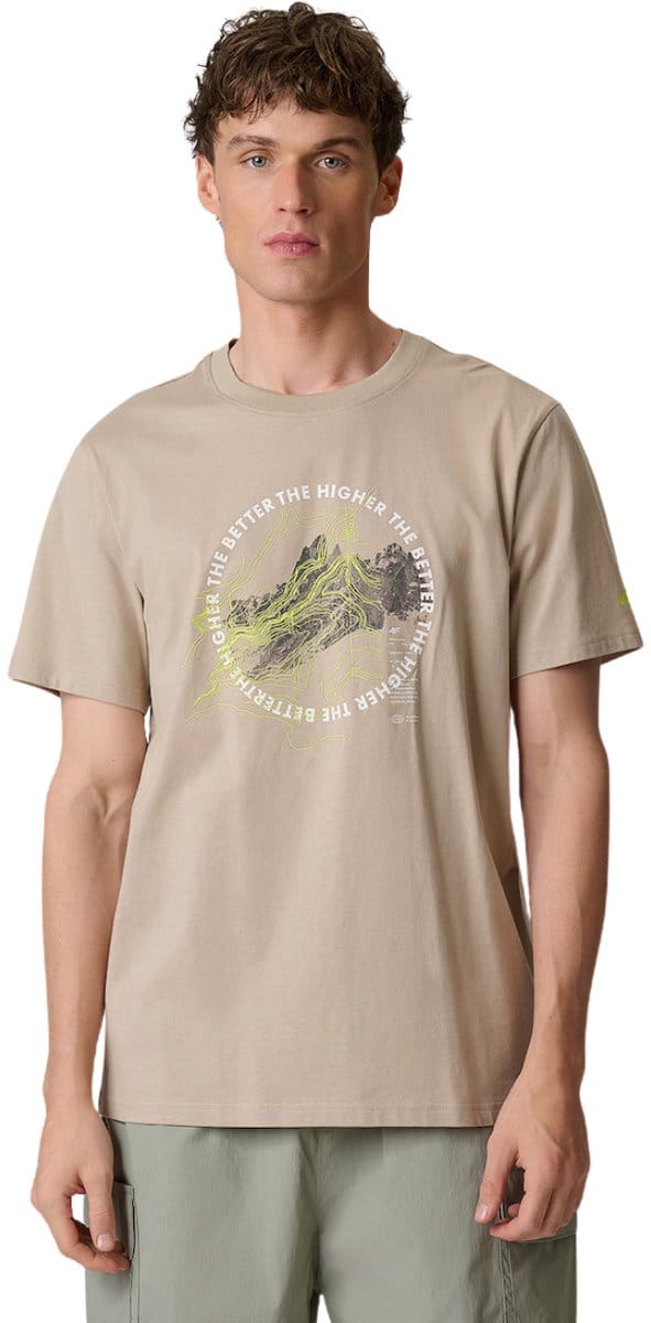 4F T-shirt Heren Beige - Maat M
