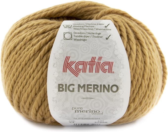 Katia Big Merino - 54 camel - Wol/Acryl Garen