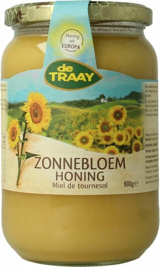 Traay Zonnebloemhoning - 900 gram