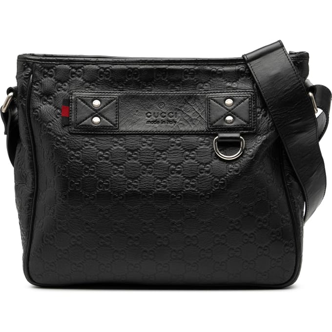 Pre-owned Guccissima Web Schoudertas
