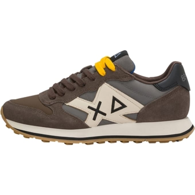 SUN68 Jaki 2.0 Bicolor Sneakers - Heren - Bruin - Maat:40
