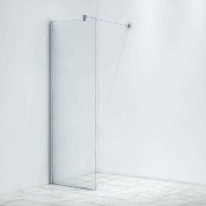 FugaFlow Eccelente Vetro Inloopdouche - 70x200cm - helder glas - chroom