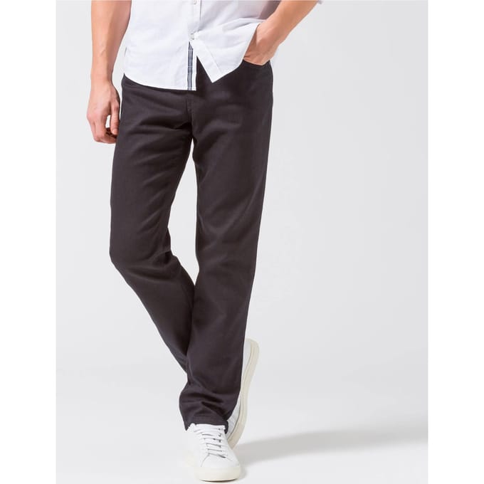 Brax Heren Jeans  Style COOPER DENIM perma black, denim perma zwart, maat 38/38
