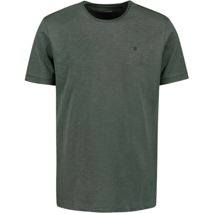 No Excess T-shirt crewneck slub dark steel