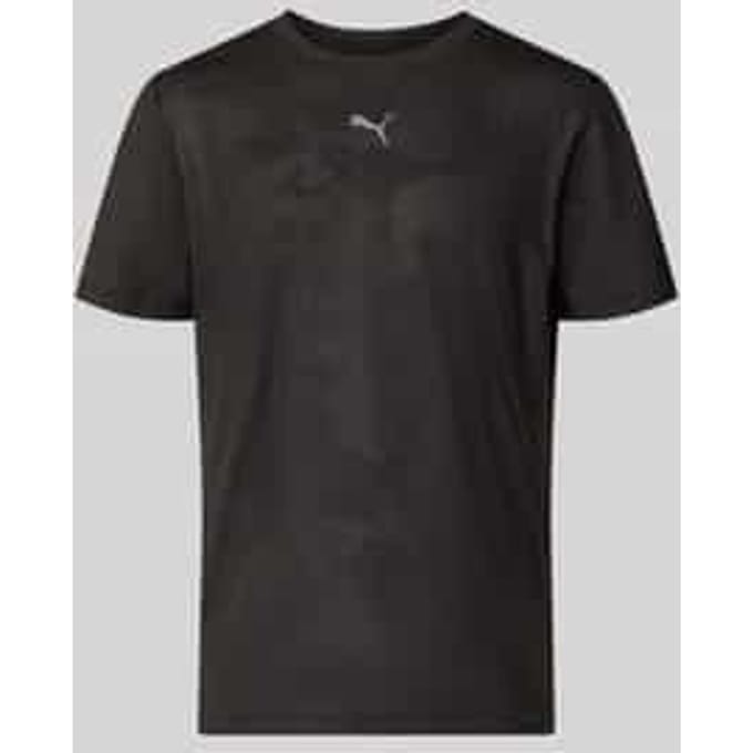 T-shirt met labeldetail Model 'CLOUDSPUN'