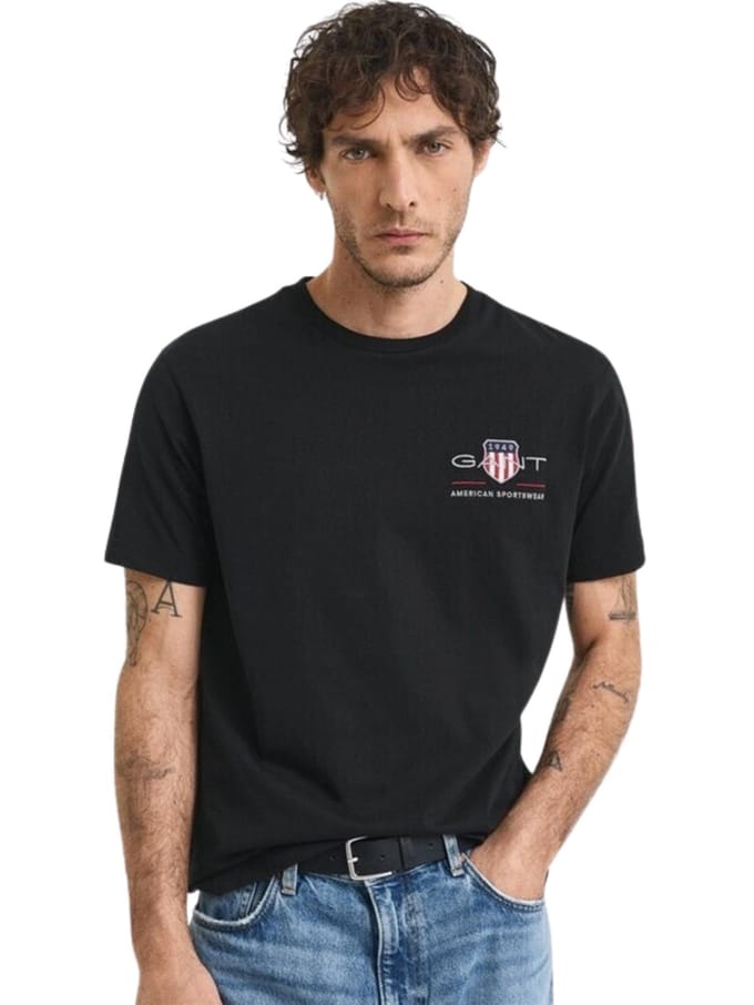 Gant | Heren Geborduurde Archief Schild T-Shirt