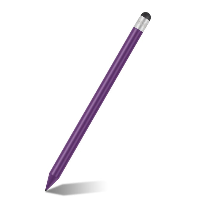 Vervangende capacitieve touchscreen styluspen/pen voor iPhone, Blackberry en HTC (paars)