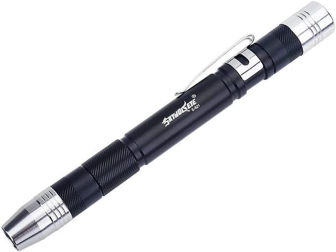Mini UV LED Zaklamp Penlight met Wit Licht - Compact en Waterdicht