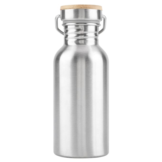 Roestvrij Staal Outdoor Draagbare Waterbeker Drinkfles Reismok 500mL white