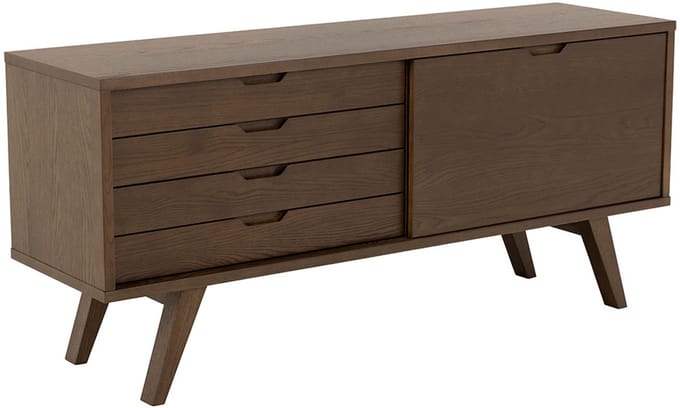Giga Living Dressoir Annie - Bruin Eiken - 160x45x72cm