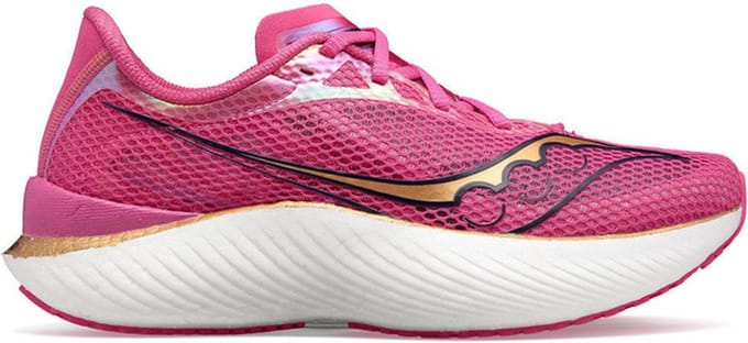 Saucony Endorphin Pro 3 Dames - Sportschoenen - Hardlopen - Trail - roze/wit