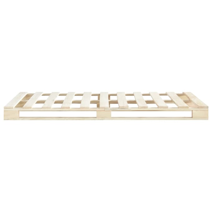 vidaXL - Bedframe - pallet - massief - grenenhout - 140x200 - cm