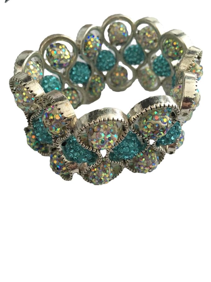 Petra's Sieradenwereld - Armband infinity met shamballa kralen (44)