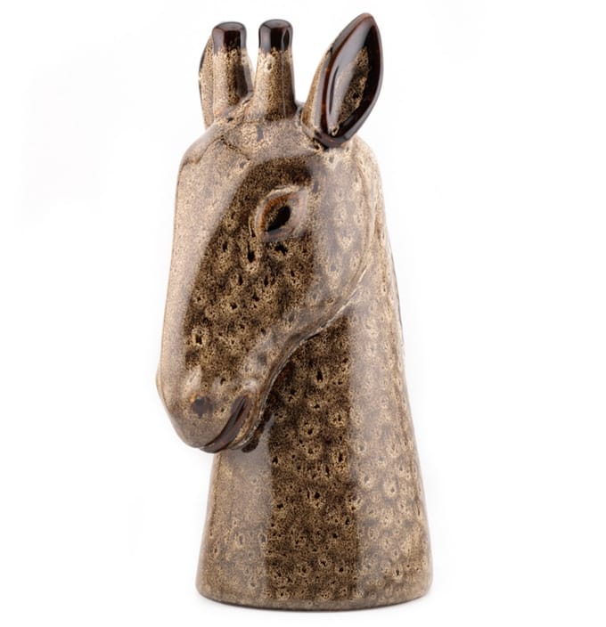 HomeBound by KY | Aardewerk vaas giraffe speckled | bloemenvaas | vaas giraffe speckled