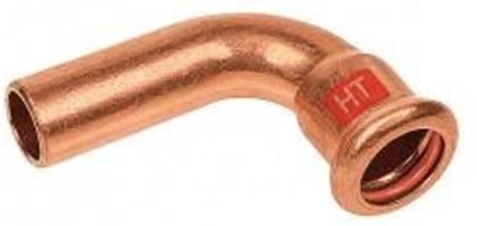 Bonfix Pressfitting roodkoper SOLAR Insteekbocht 90� - 15 x 15 - insteek x press - (m-profiel)