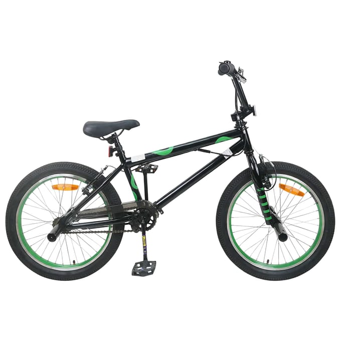 vidaXL - BMX - fiets - 20 - Inch - voor - kinderen - ouder - dan - 9 - jaar - Zwart