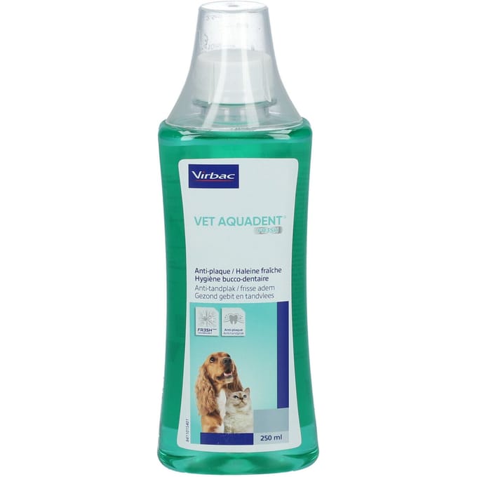 Vet Aquadent Fr3sh Hond-kat Opl 250ml Nf