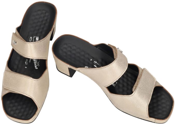 Vital -Dames - goud - slippers & muiltjes - maat 36
