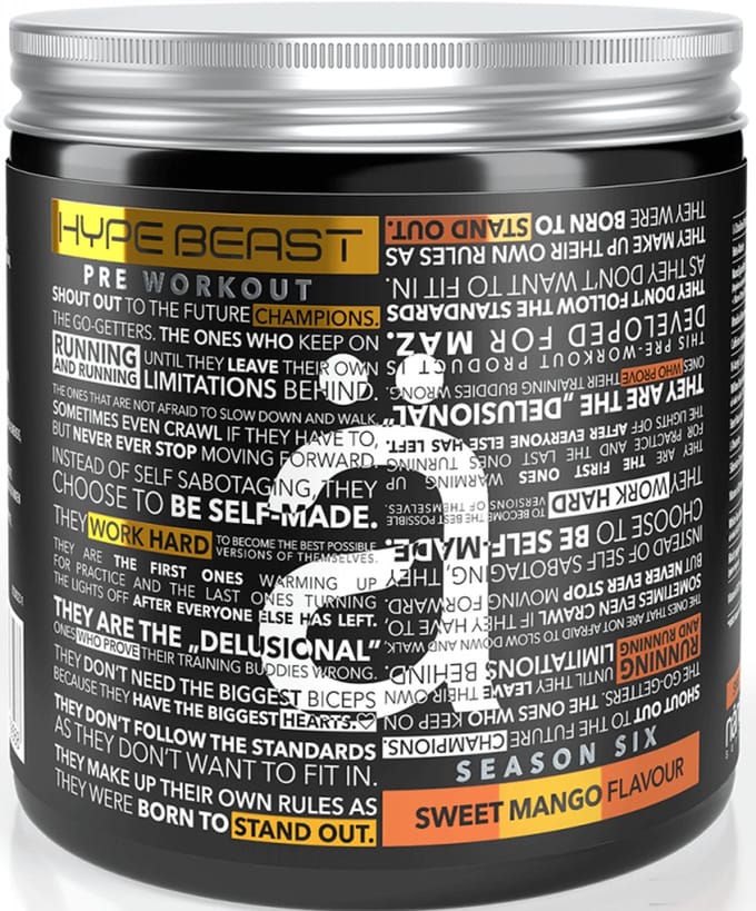 NanoSupps Hype Beast (320g) Sweet Mango - Pre-Workout - Pre-Workout Booster