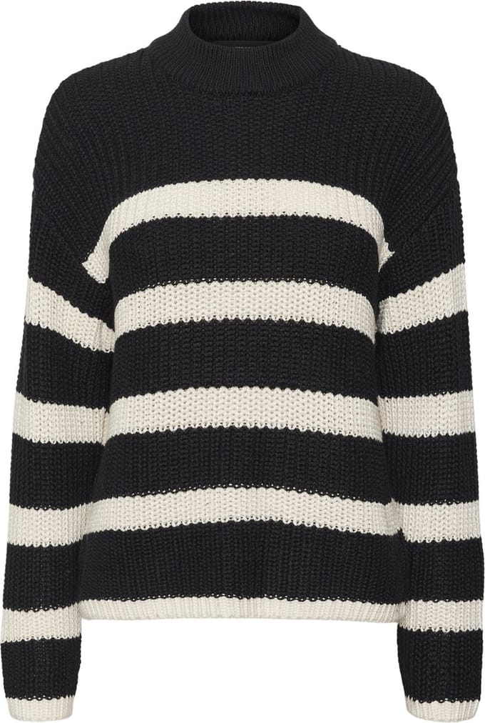 VERO MODA VMHILDA LS HIGHNECK PULLOVER GA NOOS Dames Trui - Maat XS