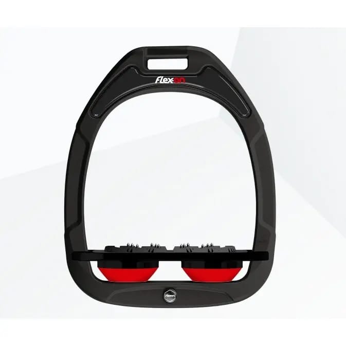 Ultra Grip Platte Beugels Zwart/Zwart/Rood Flex-On Green Composite