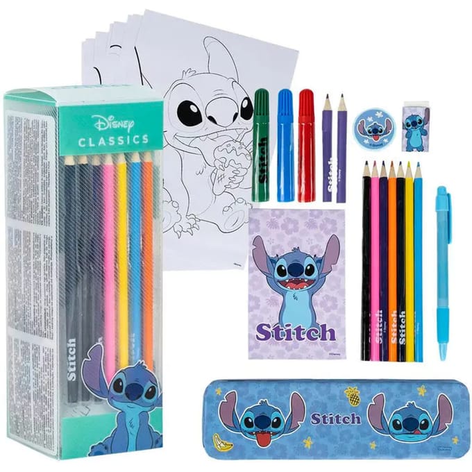 Kinderen schrijfgerei set Cerda Disney Stitch