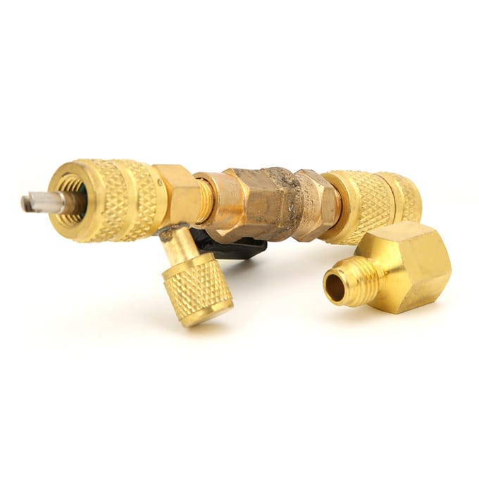 AC Valve Core Remover R12 R22 R410A Cooling System Quick Valve Disassembly Tool for SAE 1 4inValve