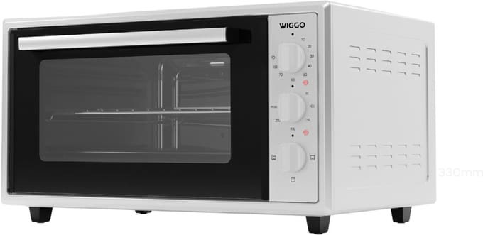 Wiggo WMO-E456(W) - Vrijstaande Mini Oven - Electrisch - 60 CM - 45 liter - 2000 W - 5 Jaar Garantie - Wit