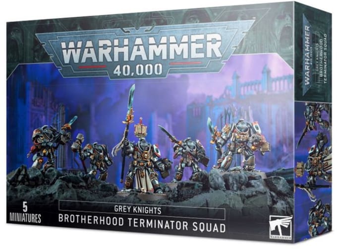 Warhammer - Grey Knights Brotherhood Terminator Squad