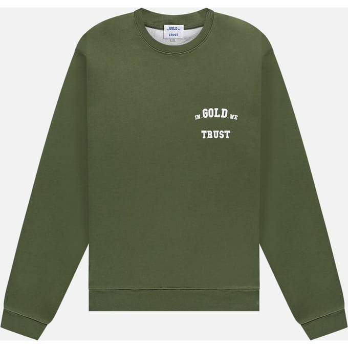 In Gold We Trust The Out Sweater Dark Green Größe: S | Pullover Outlet | Unisex | Grün