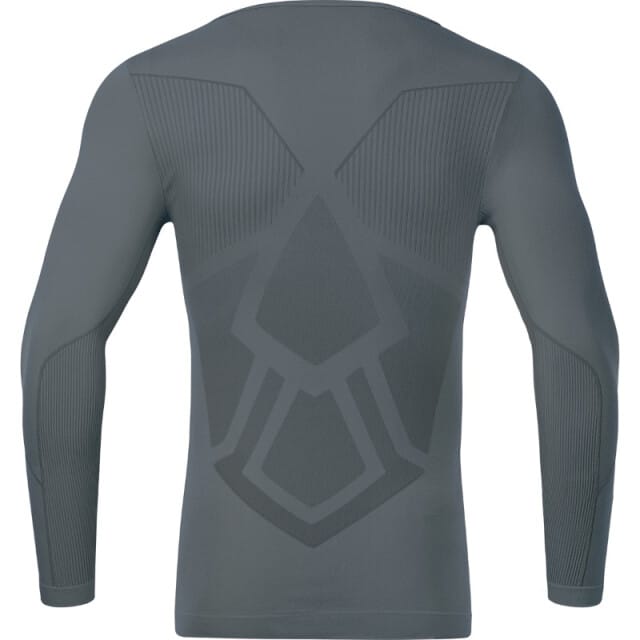 Jako Comfort 2.0 Longsleeve Heren - Steengrijs | Maat: M