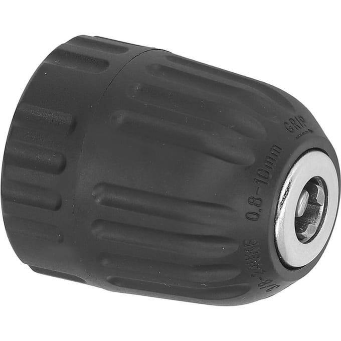 Mandrin de Perceuse à Percussion Acier Chrome Vanadium ABS Mandrins de Perceuse Adaptateur Convertisseur 0.8 10mm