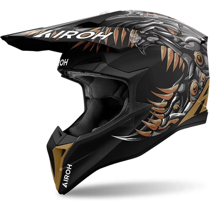 Motorhelm Airoh Wraaap Cyborg