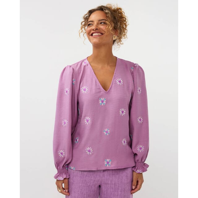 Ydence Top Philou Dames - Jurken - Lila - Maat XS