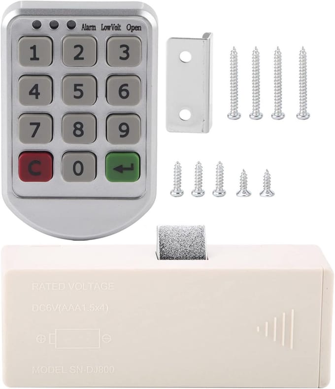 Digitale Kastslot - Elektronisch Code Slot voor Kasten - Lockers en Laden voor Kantoor
