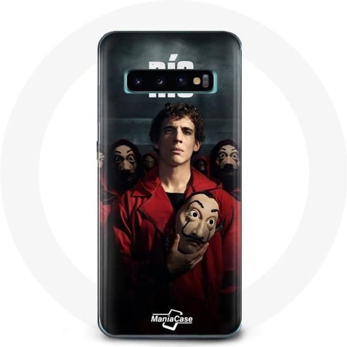 Case voor Samsung Galaxy S10 La Casa De Papel Rio Masker
