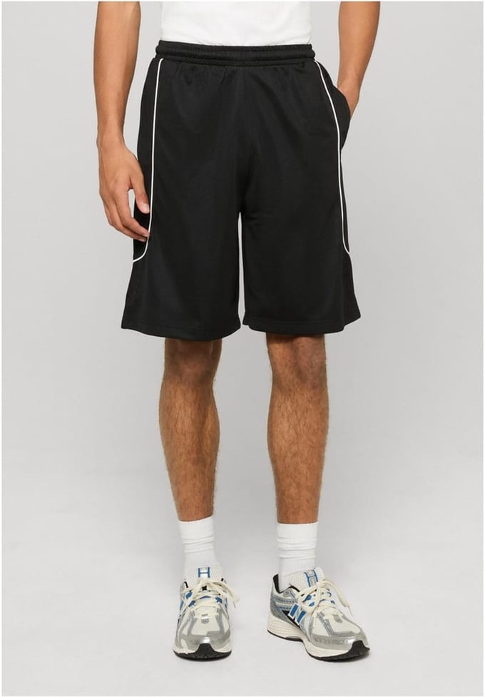 Urban Classics - Piping Mesh Korte broek - 5XL - Zwart