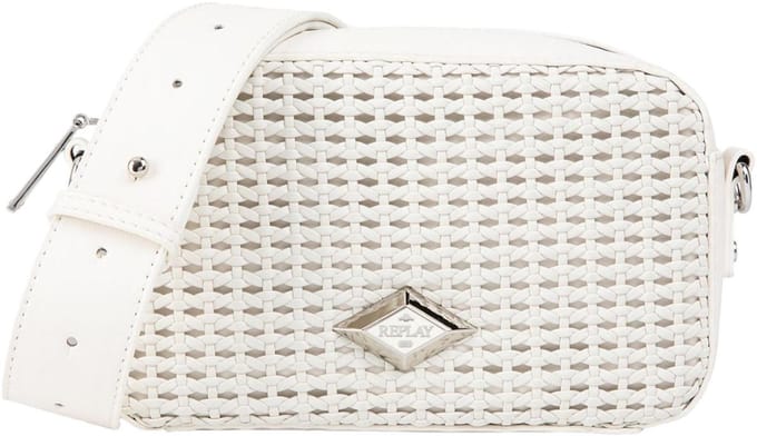 REPLAY schoudertas Crossbody Bag Cream White crème