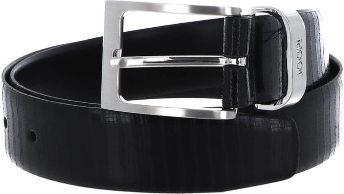 JOOP! Leren Riem Coll. Belt 3,5 CM W80 Black Zwart